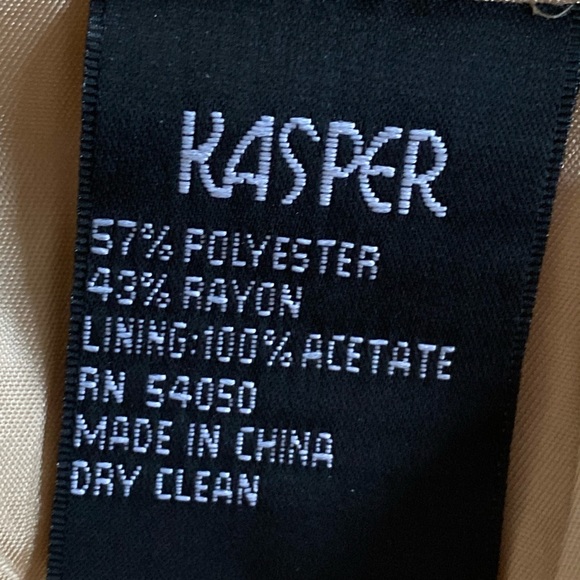 Kasper gold three piece skirt suit - Picture 11 of 11